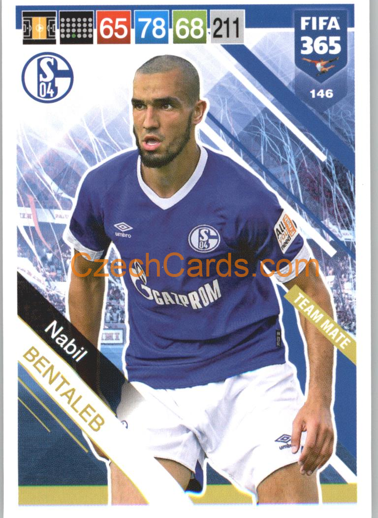 Nabil Bentaleb 2019 Panini FIFA 365 #146