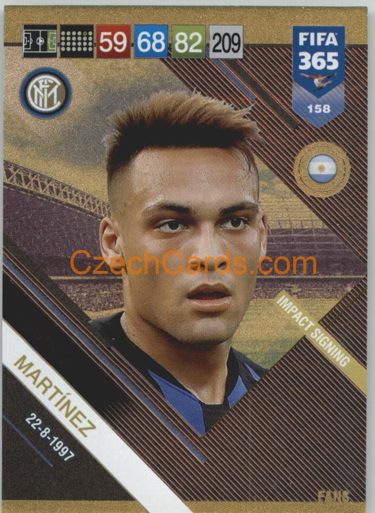 Lautaro Martínez 2019 Panini FIFA 365 FANS #158