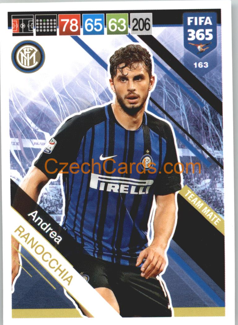 Andrea Ranocchia 2019 Panini FIFA 365 #163