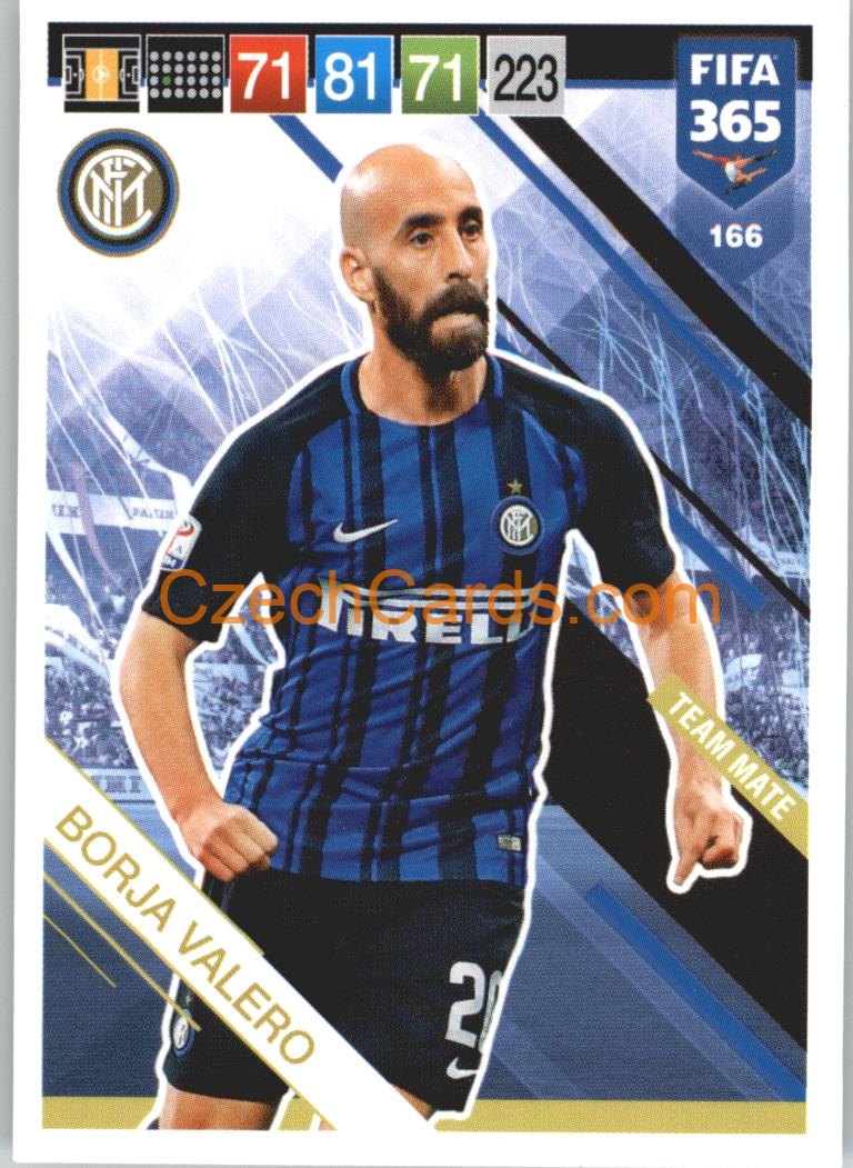 Borja Valero 2019 Panini FIFA 365 #166