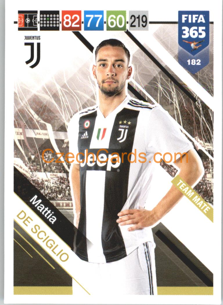 Mattia De Sciglio 2019 Panini FIFA 365 #182