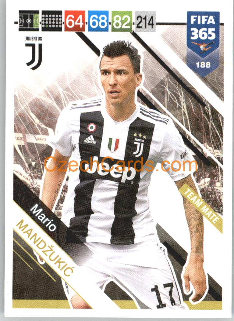 Mario Mandžukić 2019 Panini FIFA 365 #188