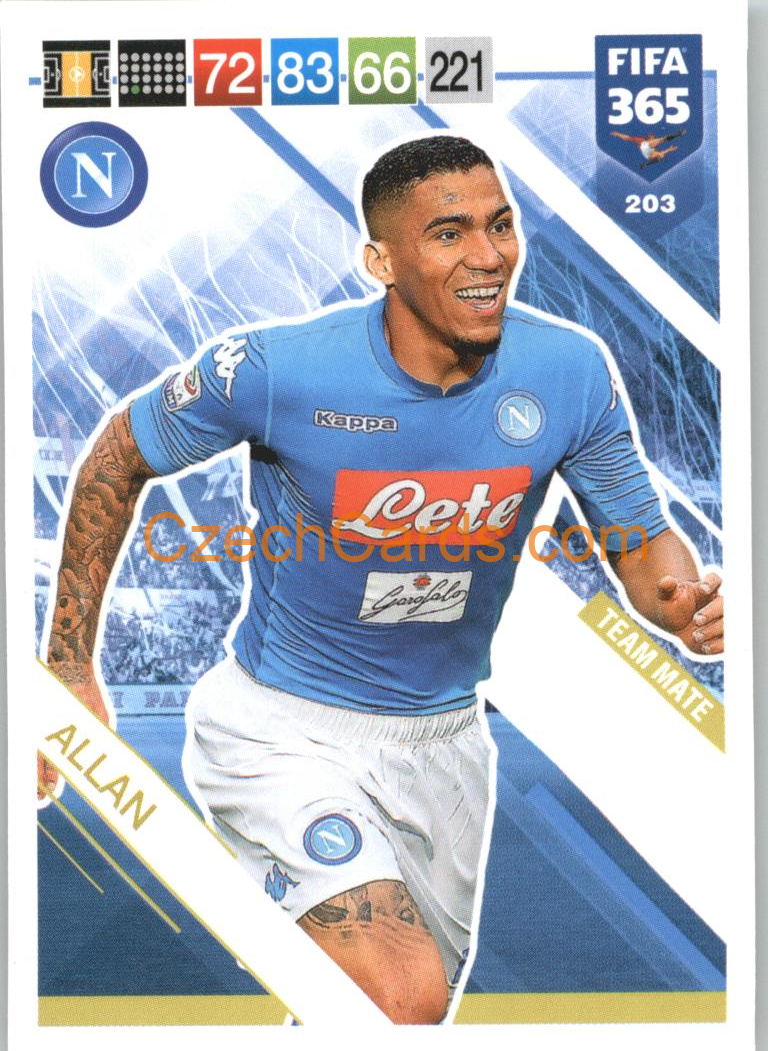 Allan 2019 Panini FIFA 365 #203