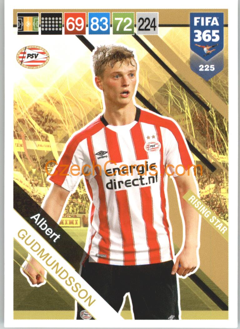 Albert Gudmundsson 2019 Panini FIFA 365 #225