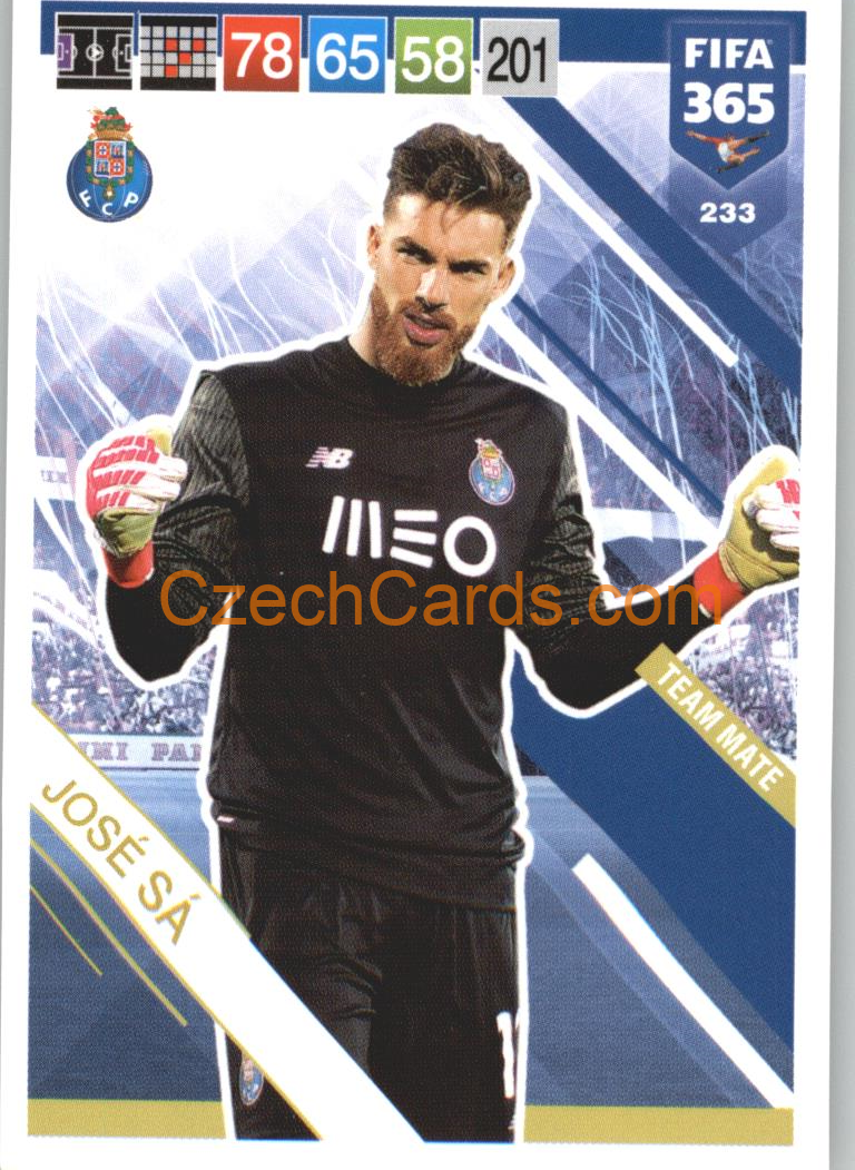 José Sá 2019 Panini FIFA 365 #233