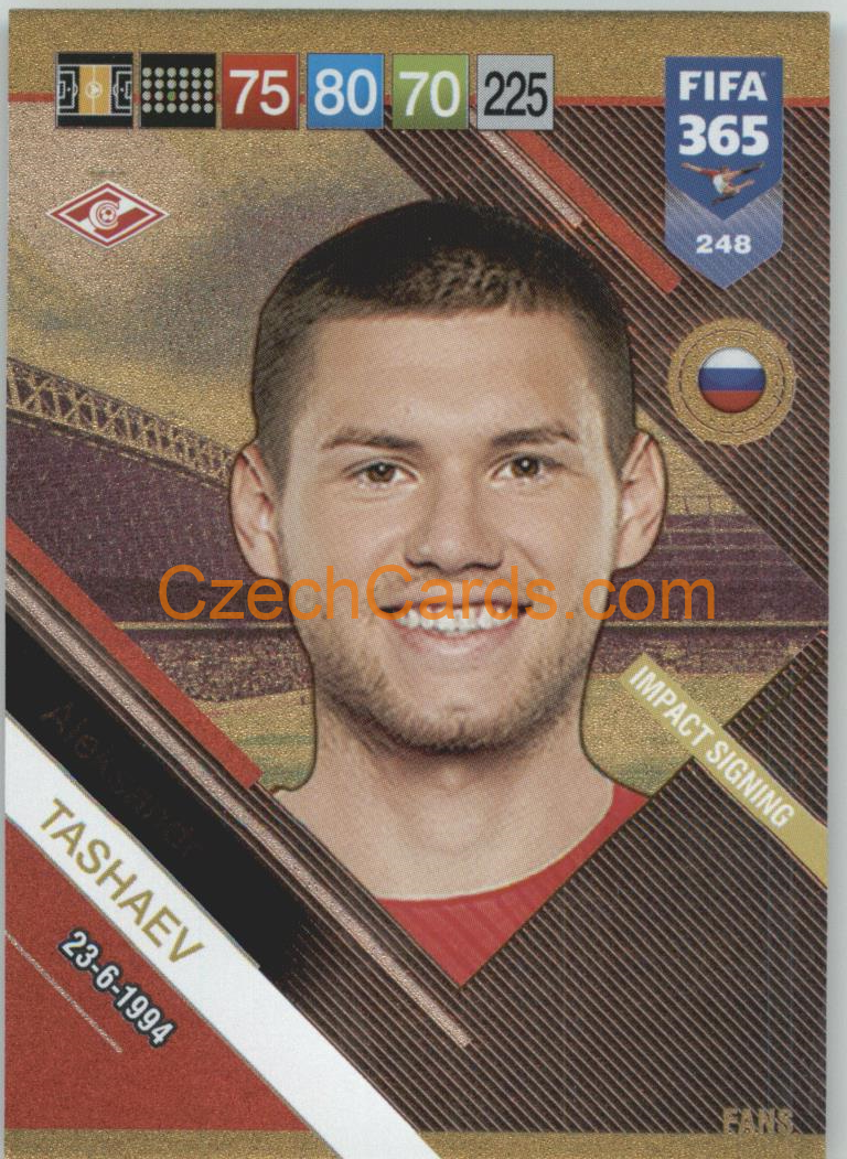 Aleksandr Tashaev 2019 Panini FIFA 365 FANS #248