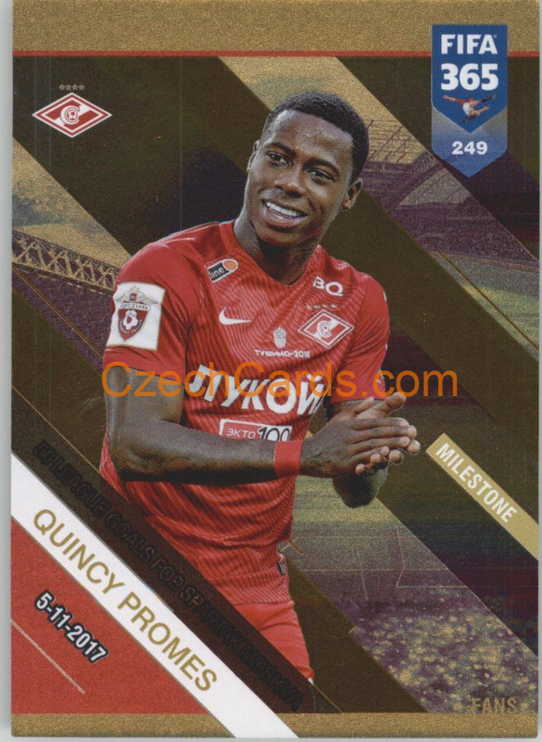 Quincy Promes 2019 Panini FIFA 365 FANS #249