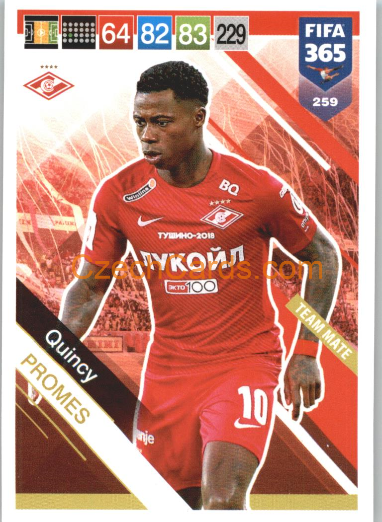 Quincy Promes 2019 Panini FIFA 365 #259