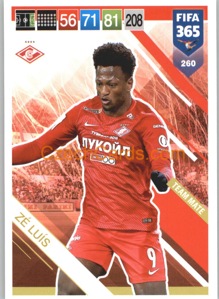Zé Luís 2019 Panini FIFA 365 #260