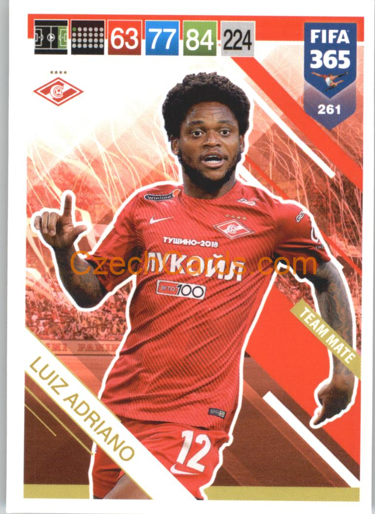 Luiz Adriano 2019 Panini FIFA 365 #261