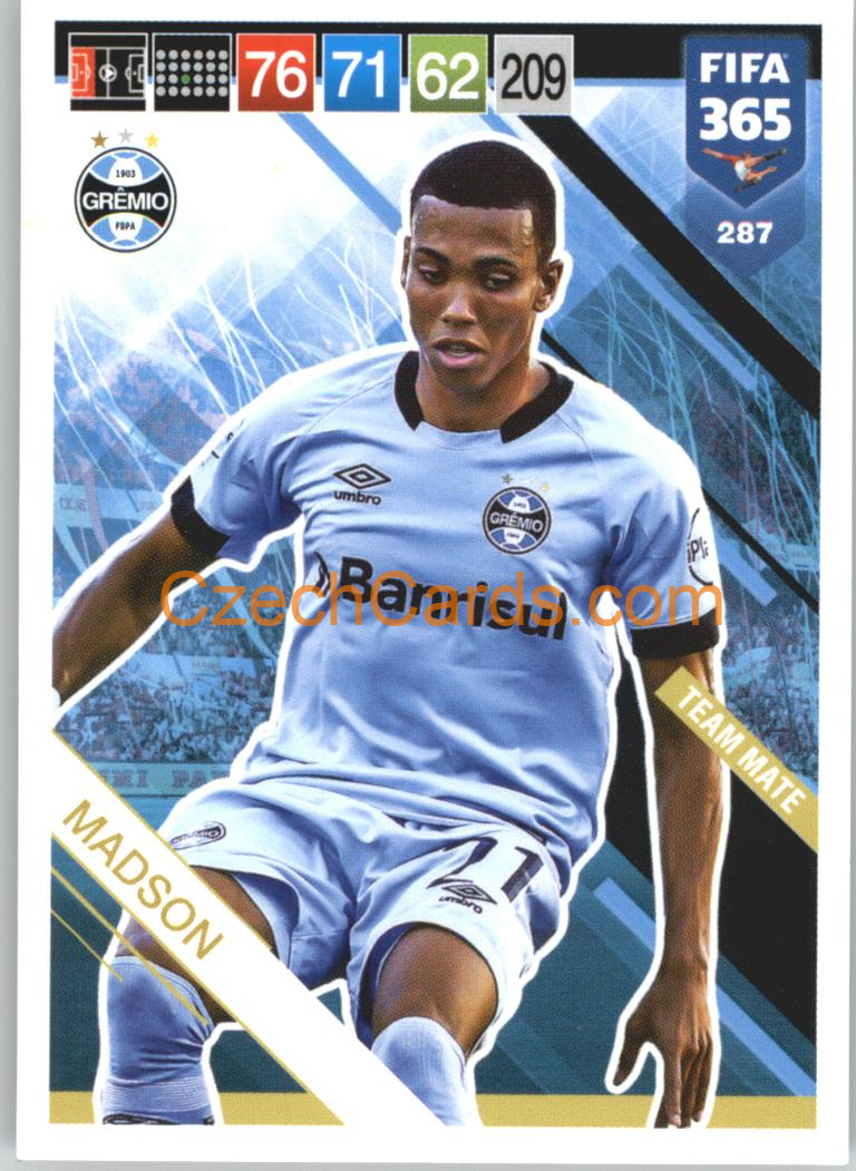 Madson 2019 Panini FIFA 365 #287