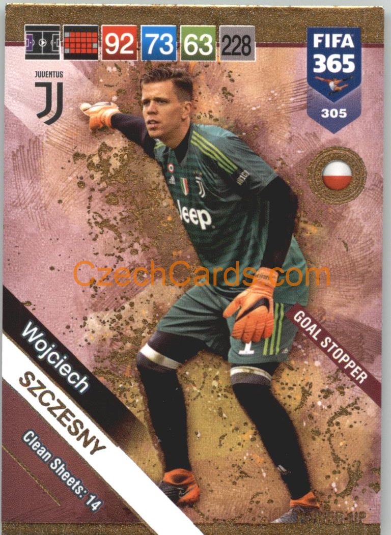 Wojciech Szczesny 2019 Panini FIFA 365 POWER-UP #305