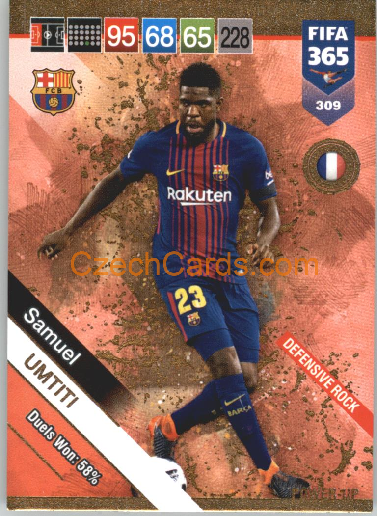 Samuel Umtiti 2019 Panini FIFA 365 POWER-UP #309