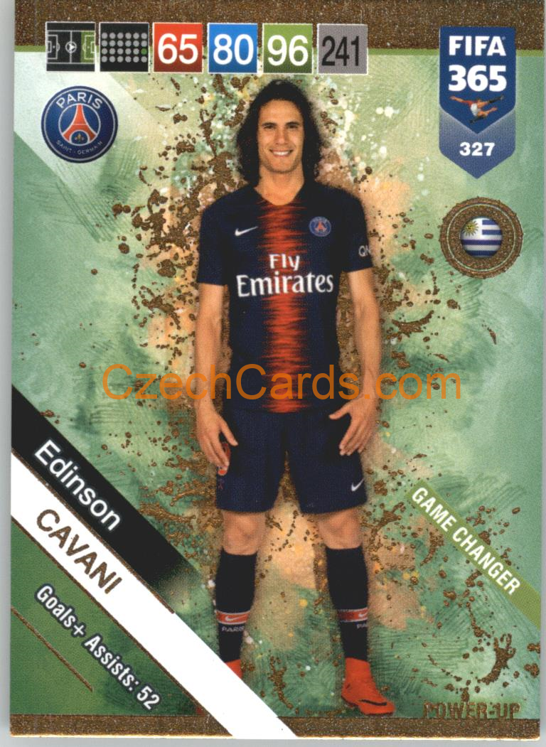 Edinson Cavani 2019 Panini FIFA 365 POWER-UP #327