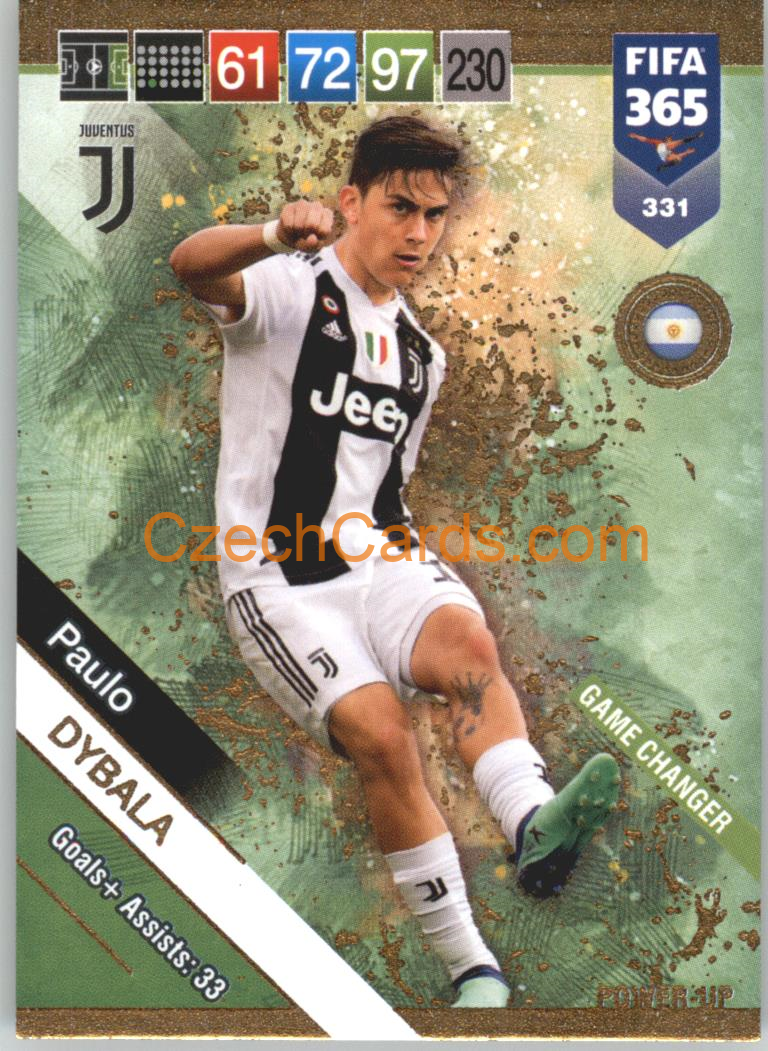 Paulo Dybala 2019 Panini FIFA 365 POWER-UP #331