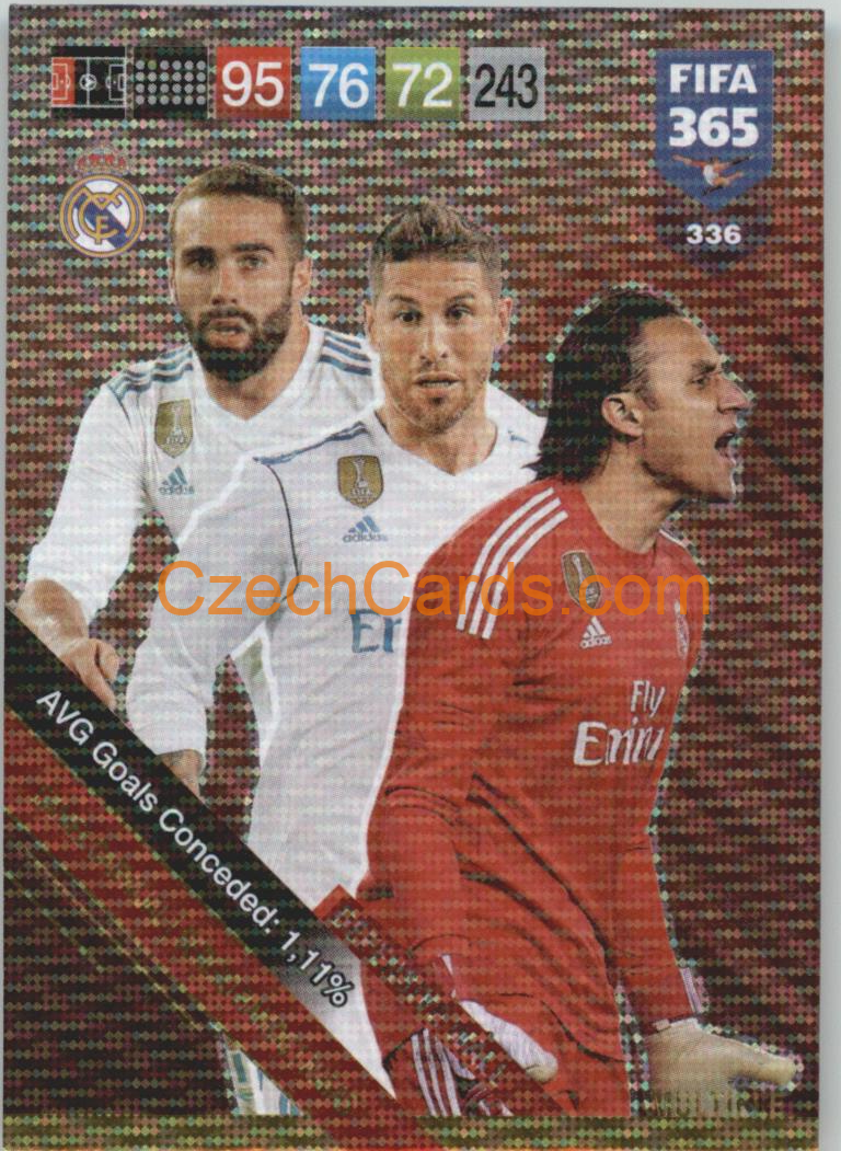 Carvajal / Ramos / Navas 2019 Panini FIFA 365 MULTIPLE #336