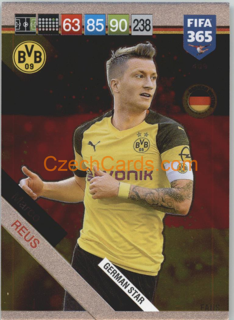 Marco Reus 2019 Panini FIFA 365 German Stars #409