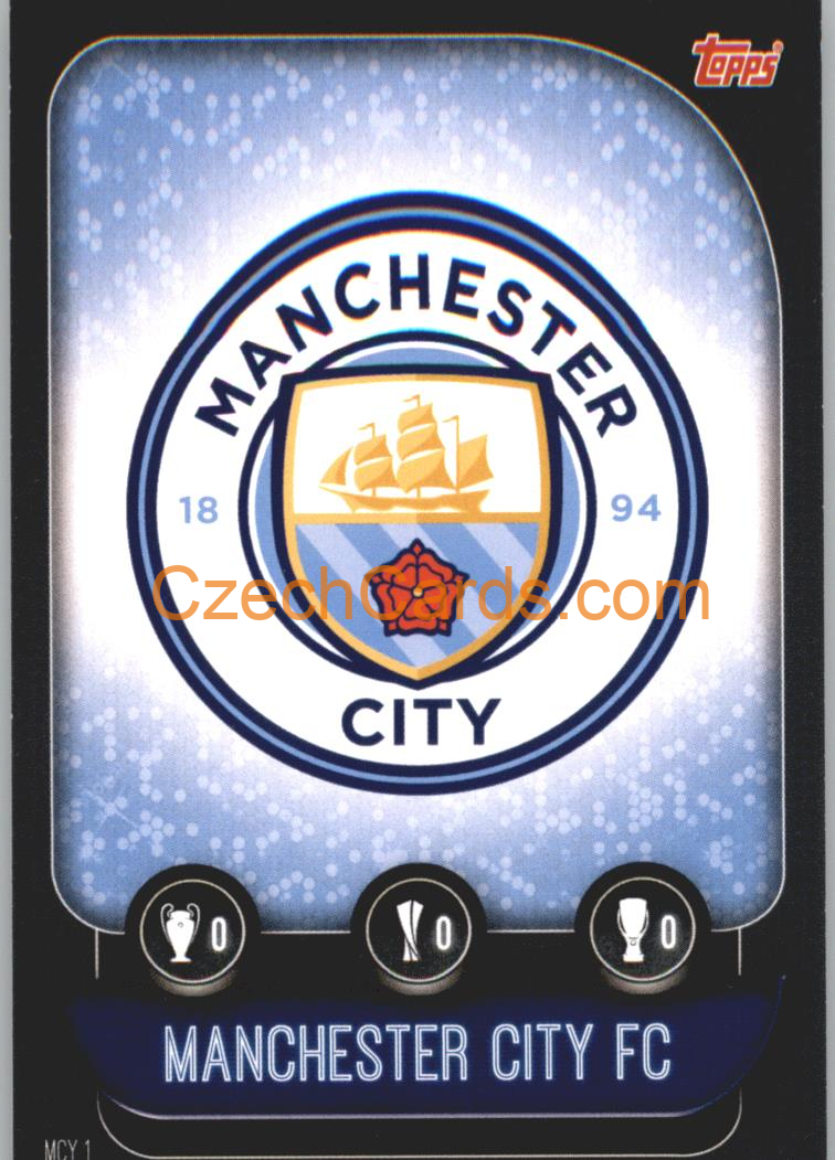 Manchester City Team Badge 2019/20 Topps Match Attax #MCY 1