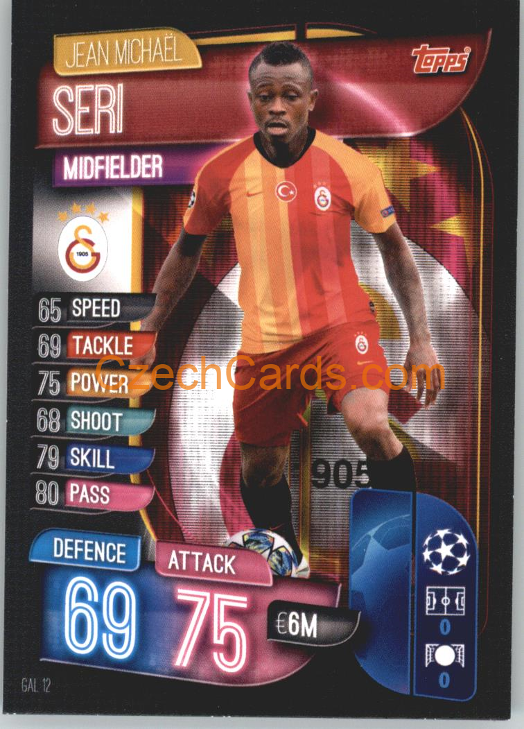 Jean Michael Seri 2019/20 Topps Match Attax #GAL 12