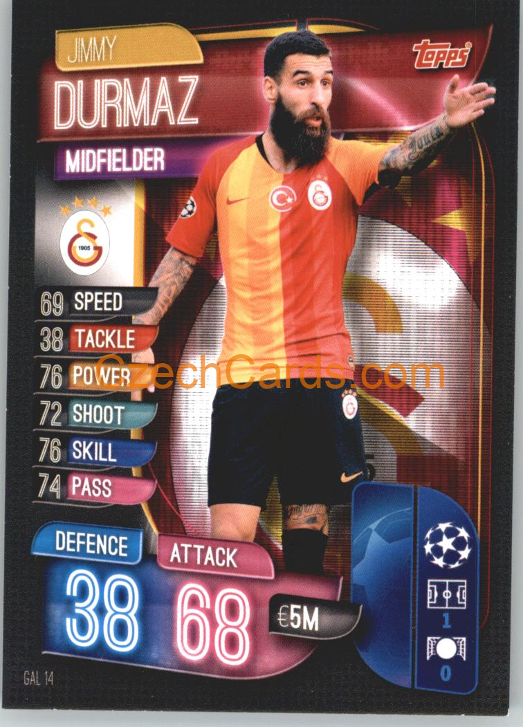Jimmy Durmaz 2019/20 Topps Match Attax #GAL 14