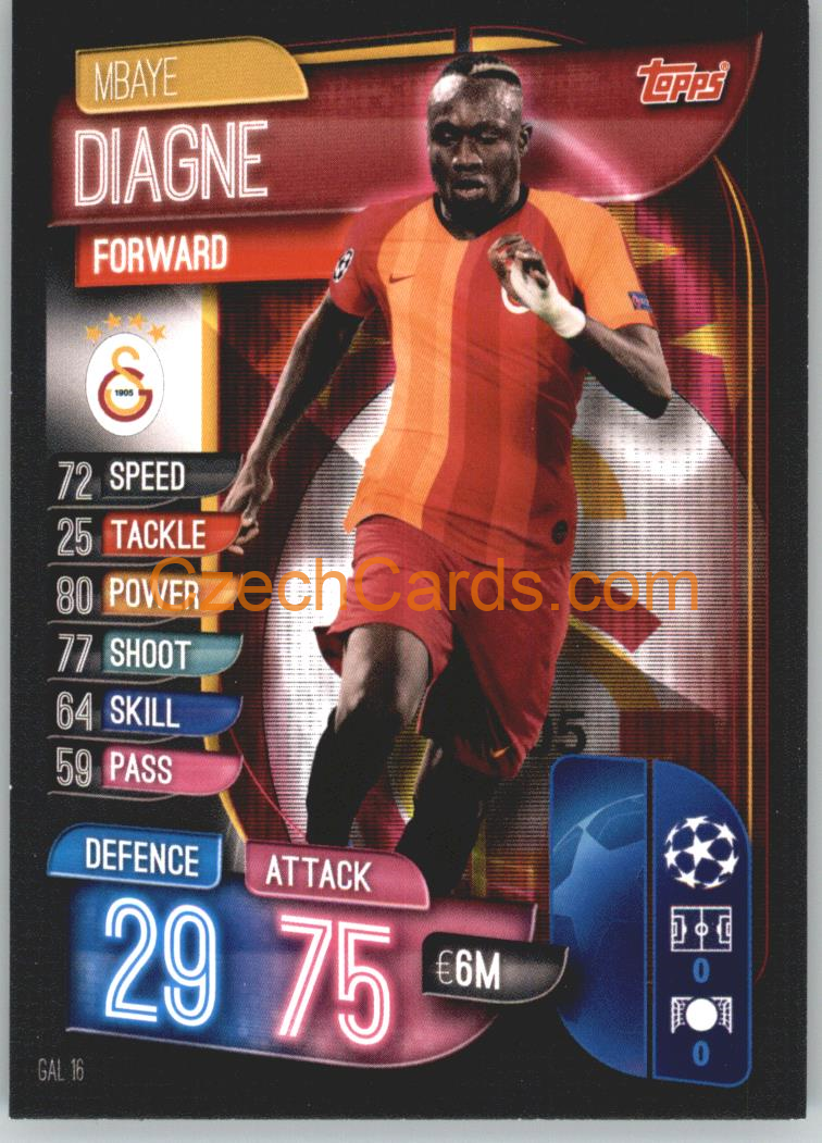 Mbaye Diagne 2019/20 Topps Match Attax #GAL 16