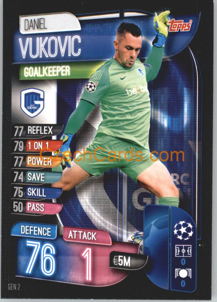 Daniel Vuković 2019/20 Topps Match Attax #GEN 2