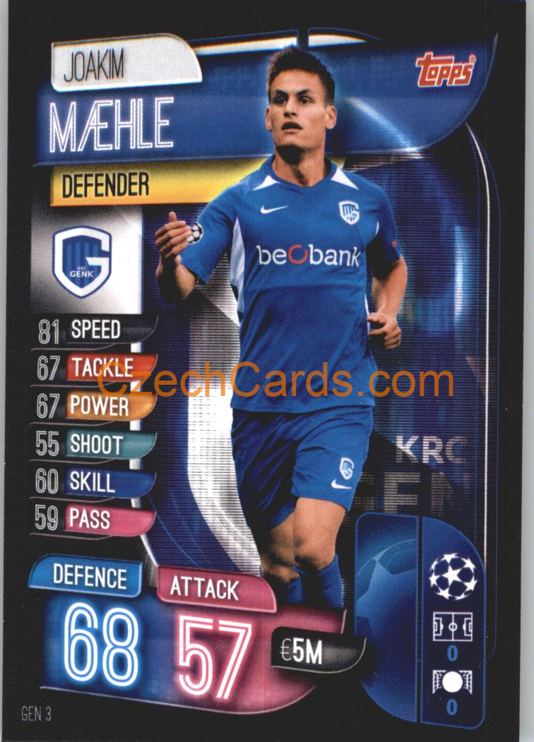 Joakim Maehle 2019/20 Topps Match Attax #GEN 3
