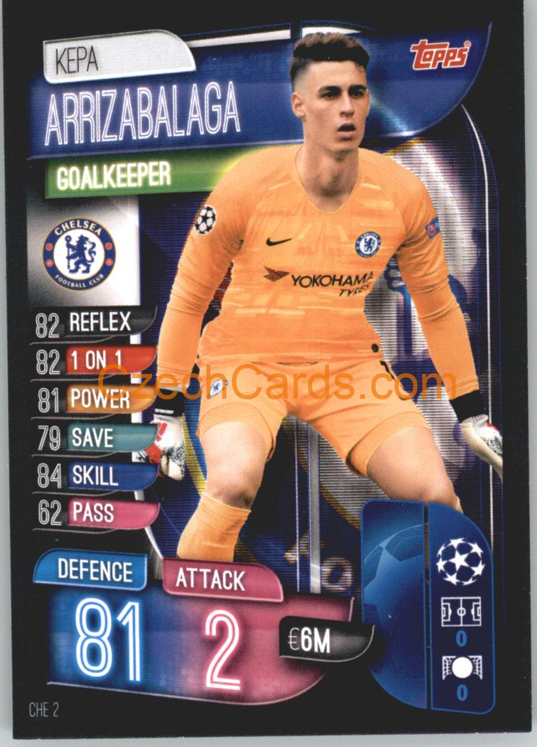 Kepa Arrizabalaga 2019/20 Topps Match Attax #CHE 2