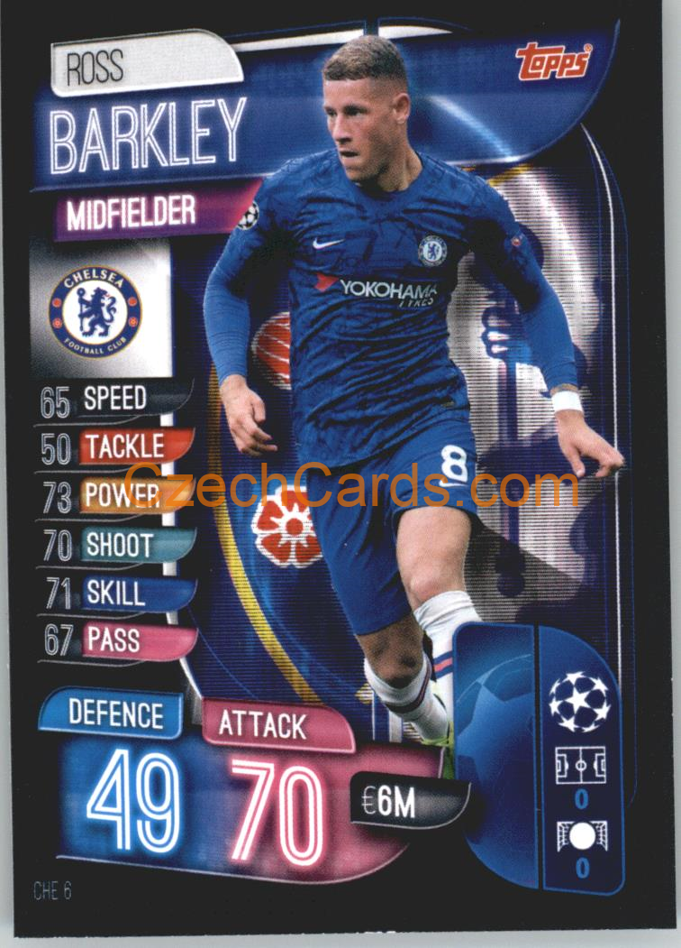 Ross Barkley 2019/20 Topps Match Attax #CHE 6