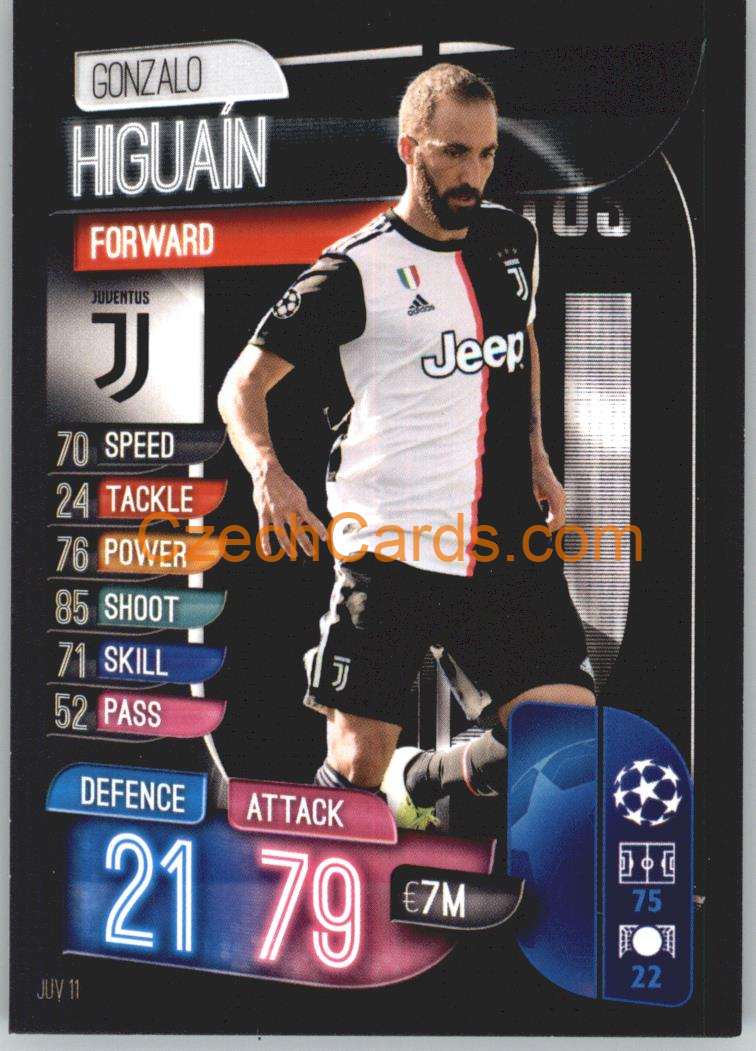 Gonzalo Higuaín 2019/20 Topps Match Attax #JUV 11
