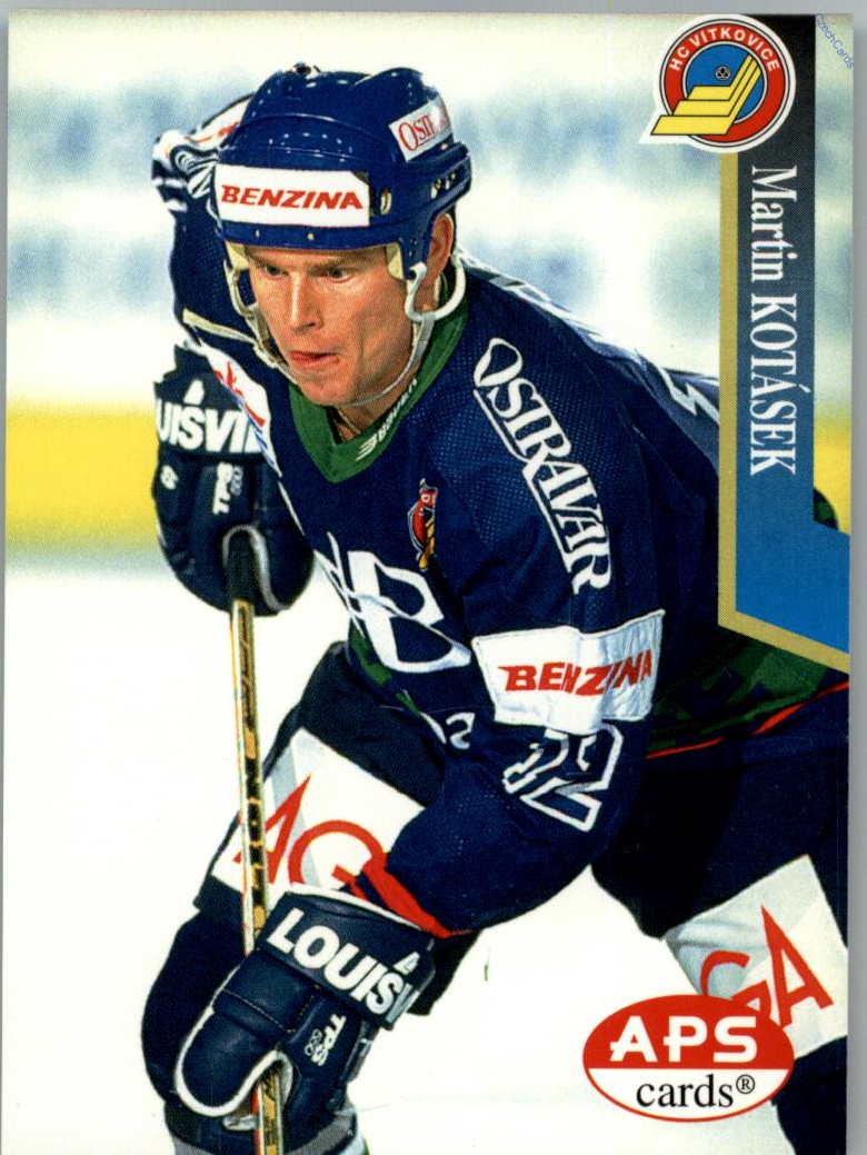 Martin Kotásek APS 97/98 hokejová karta #140