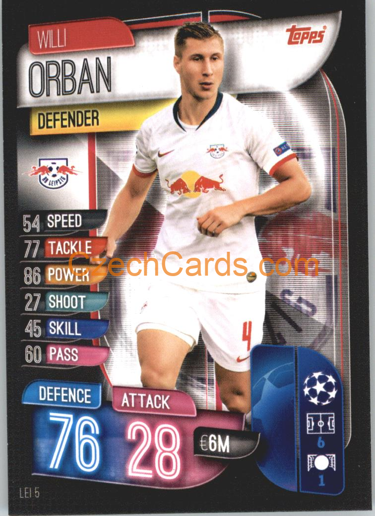 Willi Orban 2019/20 Topps Match Attax #LEI 5