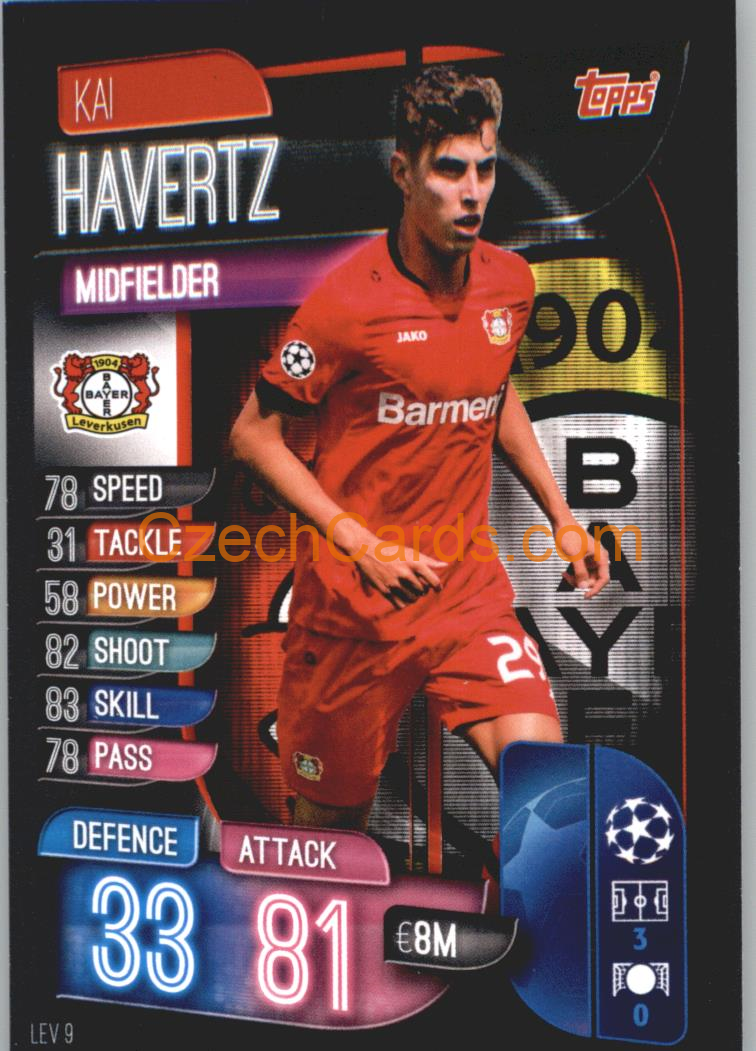 Kai Havertz 2019/20 Topps Match Attax #LEV 9
