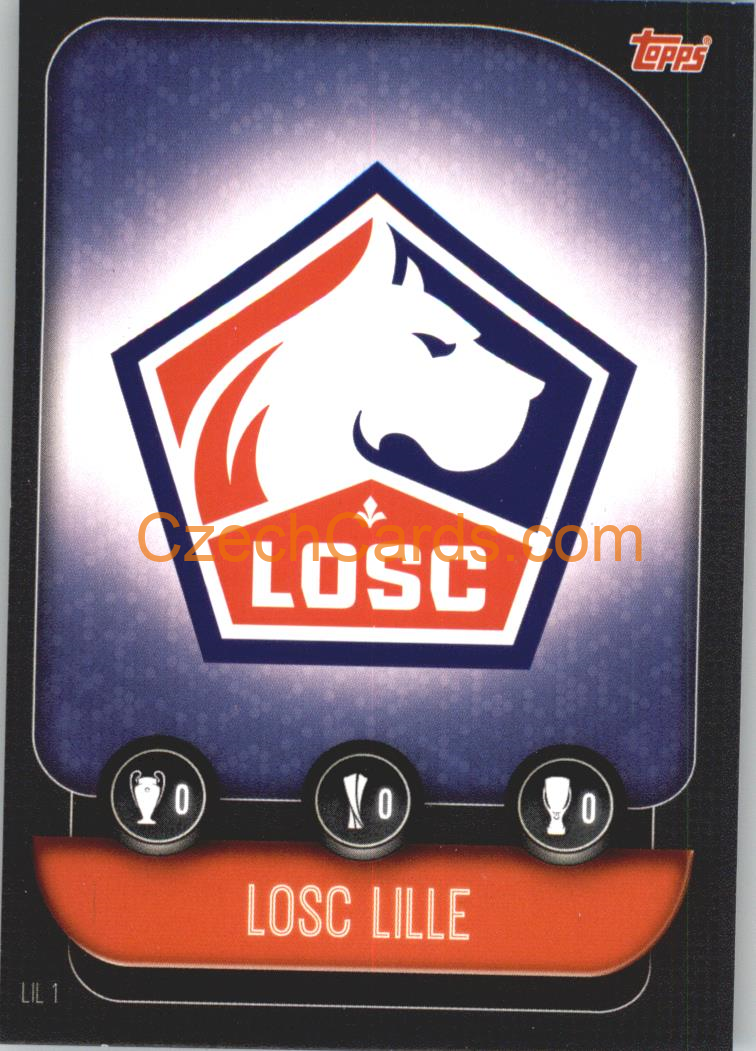 LOSC Lille Team Badge 2019/20 Topps Match Attax #LIL 1