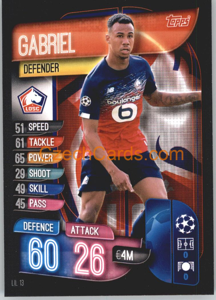 Gabriel 2019/20 Topps Match Attax #LIL 13