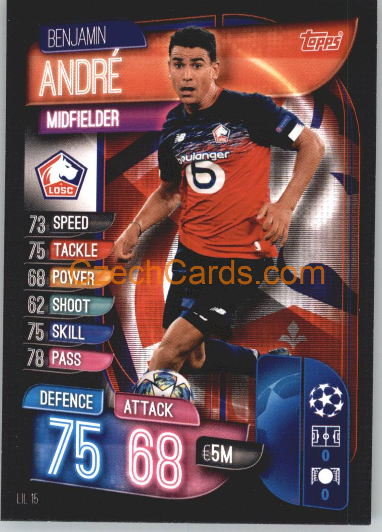 Benjamn André 2019/20 Topps Match Attax #LIL 15