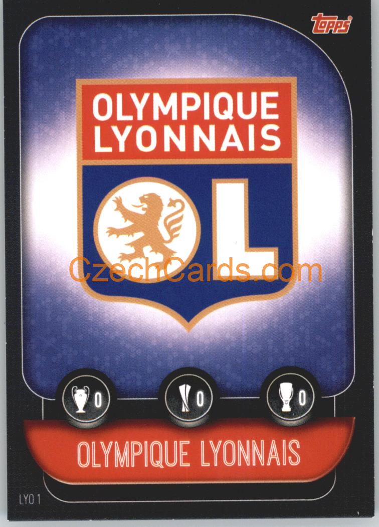 Olympique Lyonnais Team Badge 2019/20 Topps Match Attax #LYO 1