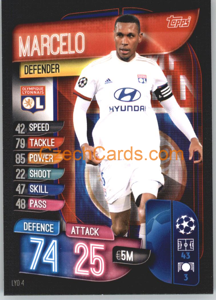 Marcelo 2019/20 Topps Match Attax #LYO 4