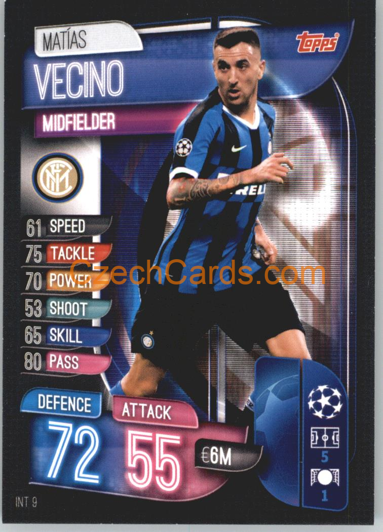 Matias Vecino 2019/20 Topps Match Attax #INT 9