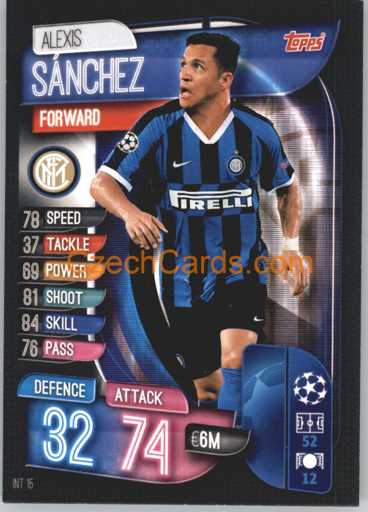 Alexis Sánchez 2019/20 Topps Match Attax #INT 15