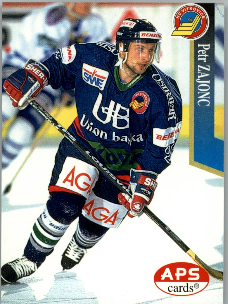 Petr Zajonc APS 97/98 hokejová karta #141