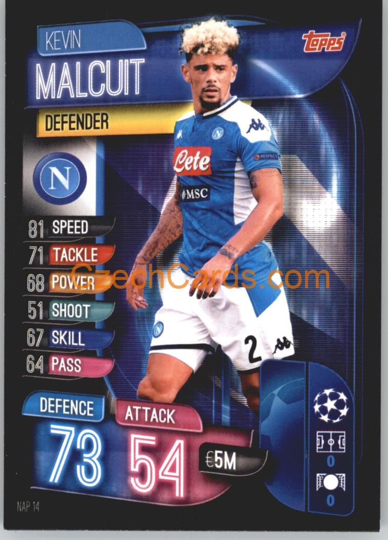 Kevin Malcuit 2019/20 Topps Match Attax #NAP 14
