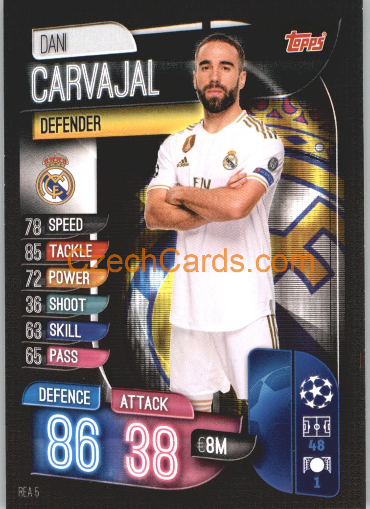 Dani Carvajal 2019/20 Topps Match Attax #REA 5