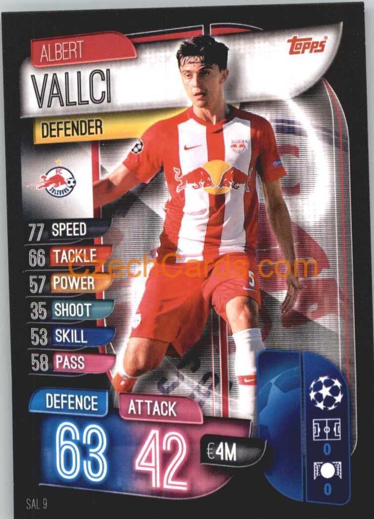 Albert Vallci 2019/20 Topps Match Attax #SAL 9
