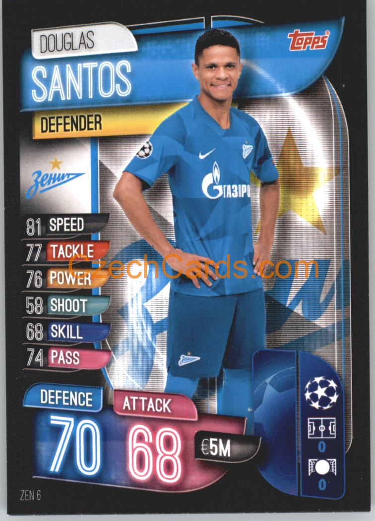 Douglas Santos 2019/20 Topps Match Attax #ZEN 6