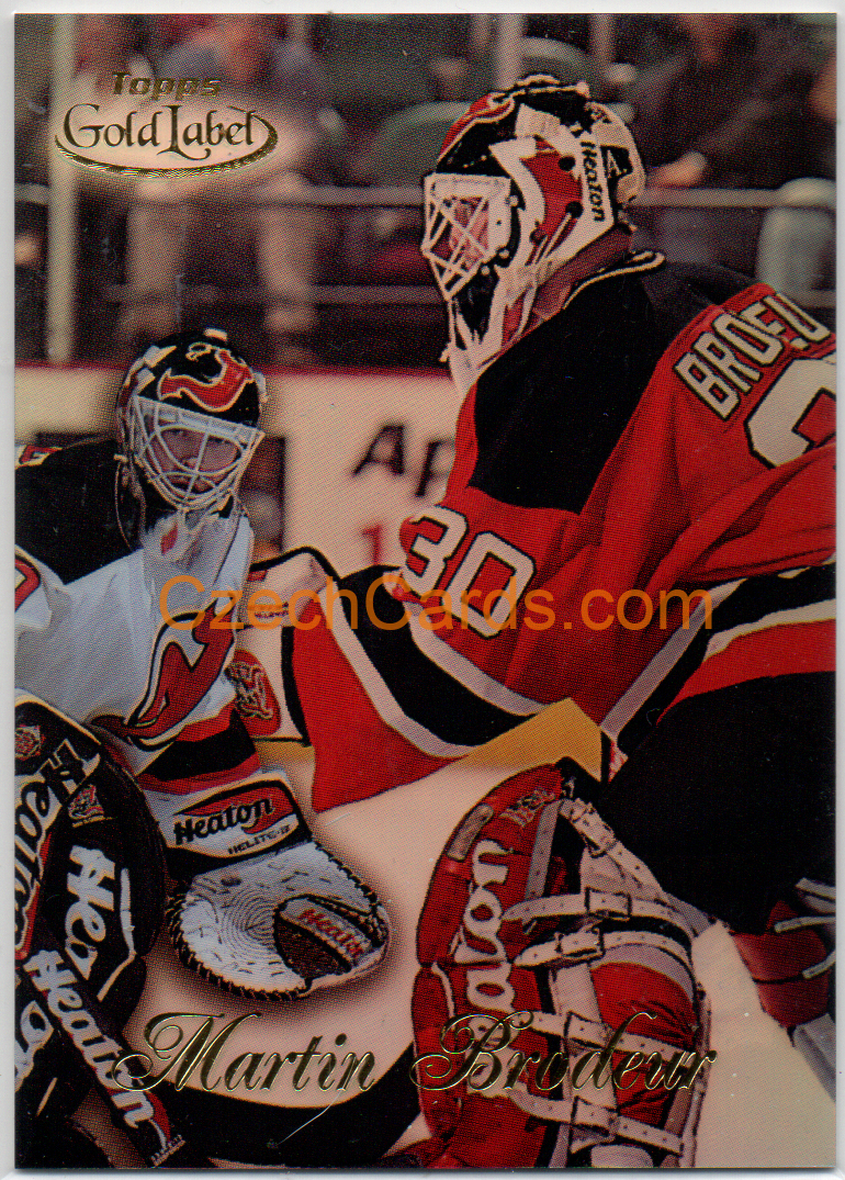 Martin Brodeur 1998/99 Topps Gold Label Class 1 #10