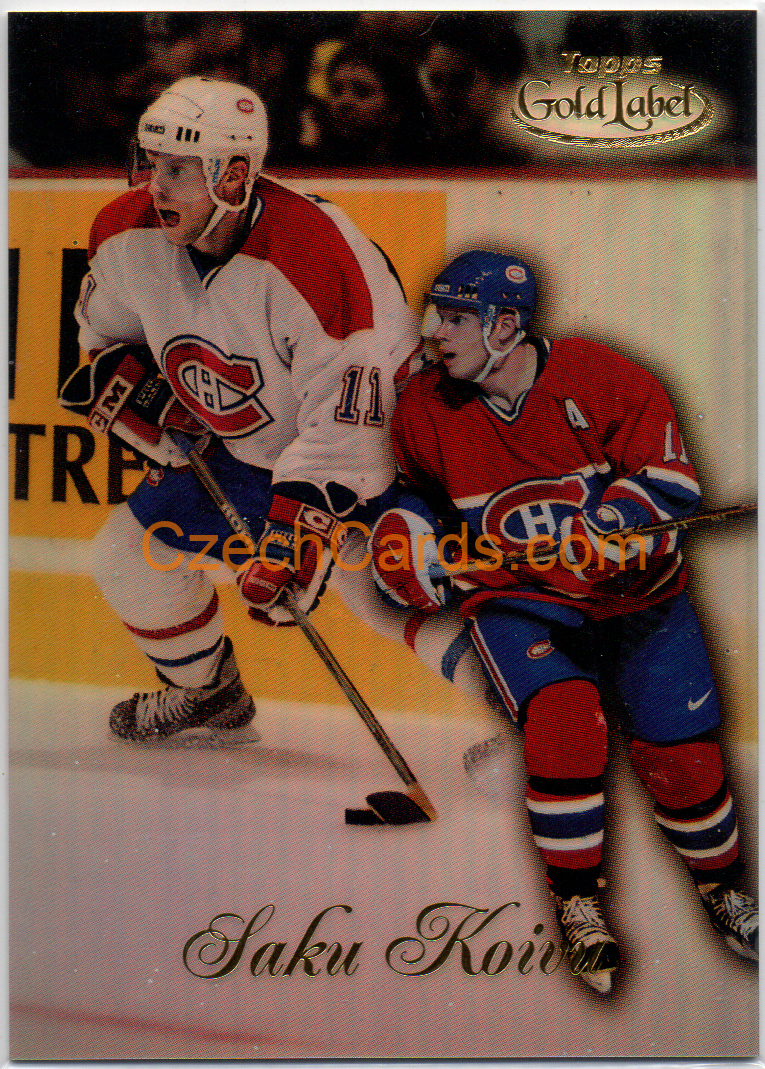Saku Koivu 1998/99 Topps Gold Label Class 1 #17