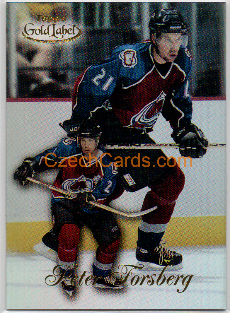 Peter Forsberg 1998/99 Topps Gold Label Class 1 #21
