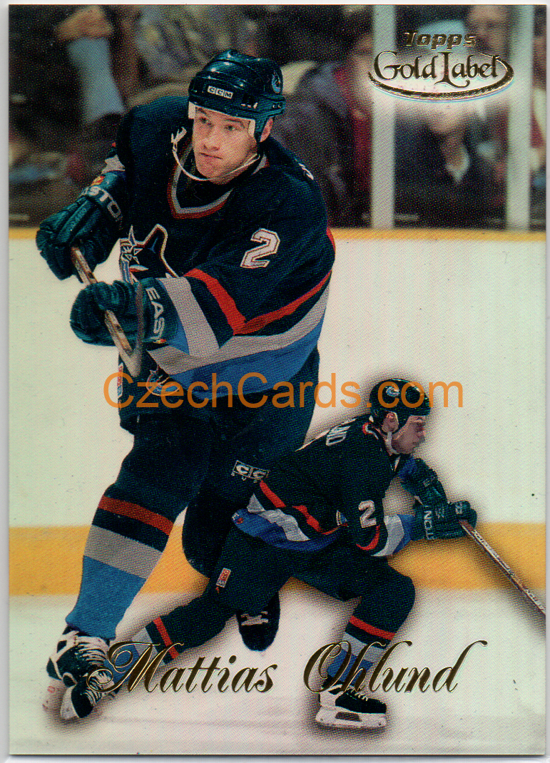 Mattias Ohlund 1998/99 Topps Gold Label Class 1 #87
