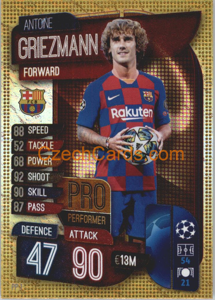 Antoine Griezmann 2019/20 Topps Match Attax Pro Performer #PP1